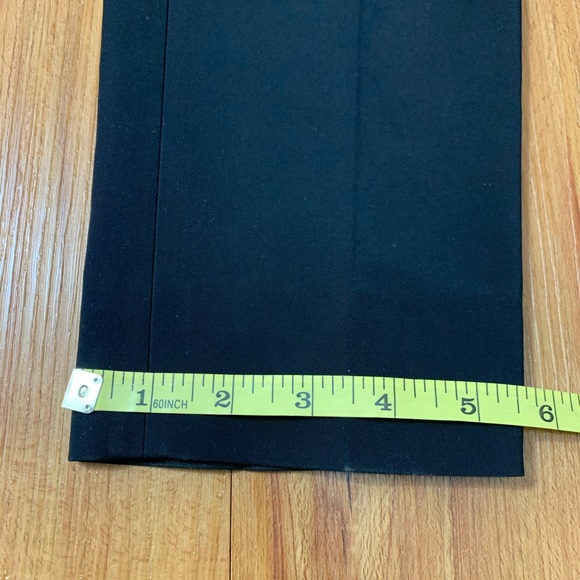 Prada Navy High Rise Straight Leg Trouser Pants - Picture 15 of 16